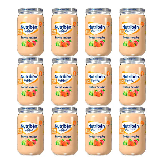 Nutriben Potito – zmes ovocia, 12 x 235 g