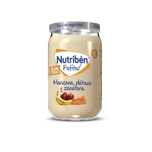 Nutriben Potito – jablko, banán a mrkva, 235 g