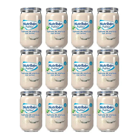 Nutriben Potito Suprema – filé z morského vlka s ryžou, 12 x 235 g