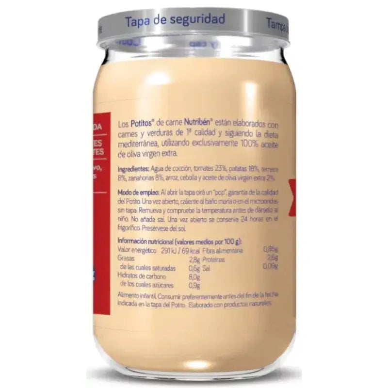 Nutriben Potito – teľacie mäso, zemiaky a mrkva, 235 g
