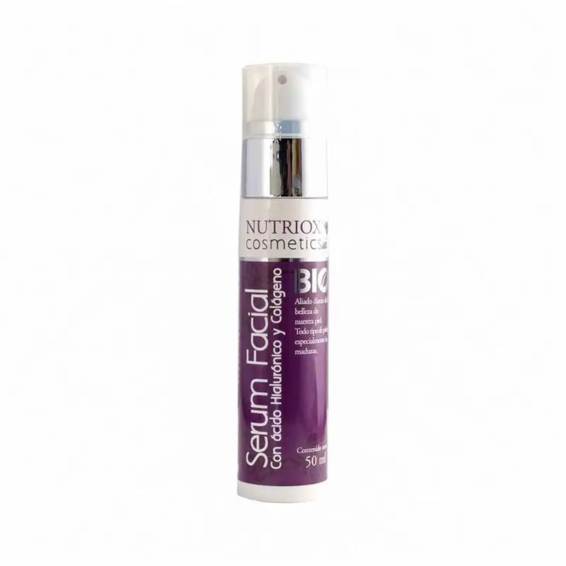 Nutriox Pleťové sérum s kyselinou hyalurónovou a kolagénom, 50 ml.