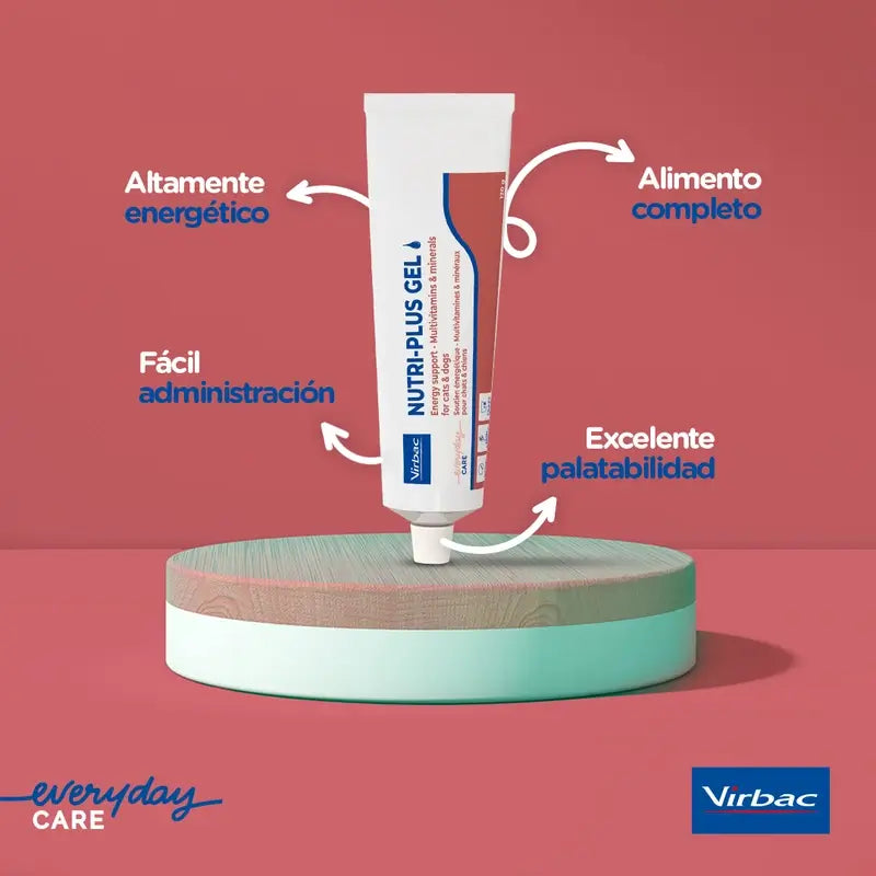 Virbac Nutriplus Gel 120 g, doplnok stravy pre psov a mačky