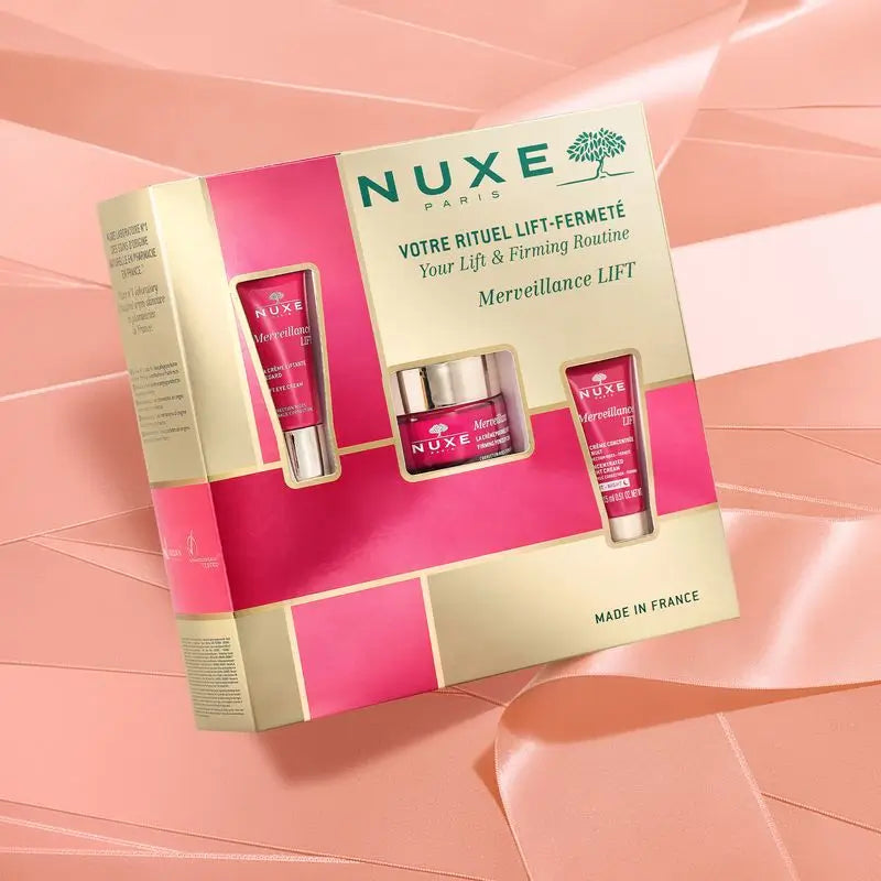 Nuxe – séria na spevnenie pleti: krém v prášku 50 ml + očný krém 15 ml + nočný krém 15 ml