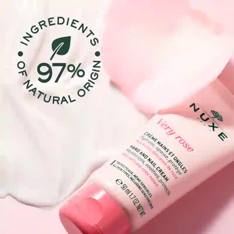 Nuxe Very Rose Darčeková sada Very Rose Čistiaci gél + Krém na ruky + Parfumovaná voda