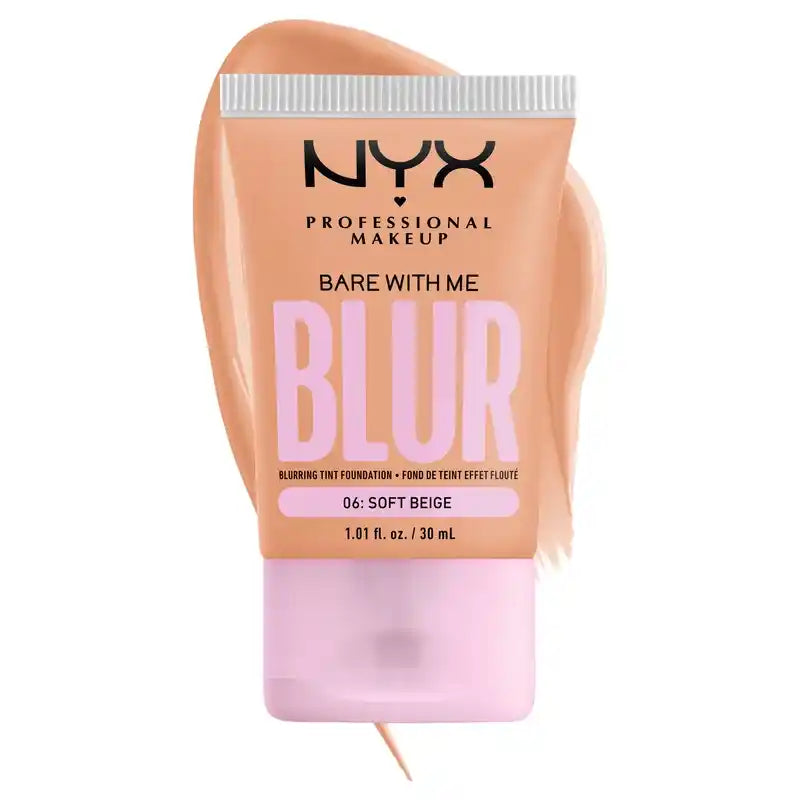 Nyx Bare With Me Blur Skin Tint, rozmazávajúci podklad pod make-up, matný efekt, odtieň 06, 30 ml