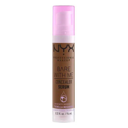 Nyx Bare With Me Serum Concealer, odtieň Mocha. Vegánska receptúra. , 9,6 ml