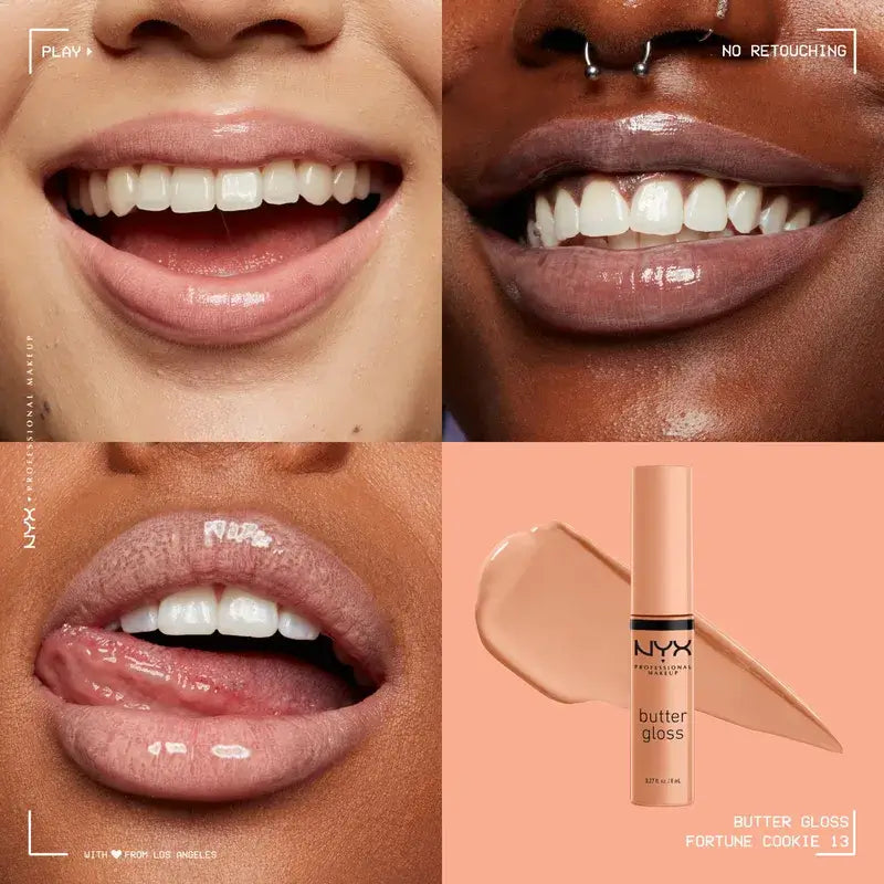 Nyx Lesk na pery Butter Gloss Fortune Cookie, 8 ml