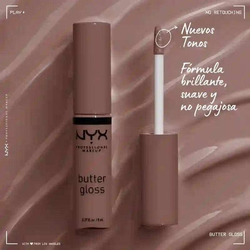Nyx Lesk na pery Butter Gloss – Madeleine 14, 8 ml