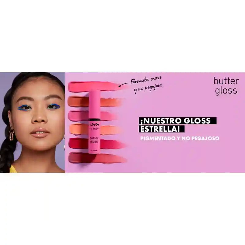 Nyx Lesk na pery Butter Gloss – Madeleine 14, 8 ml