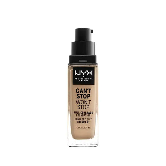 Nyx Can'T Stop Won'T Stop Podkladový krém s plným krytím, odtieň 7.5 Soft Beige (stredný odtieň), 30 ml