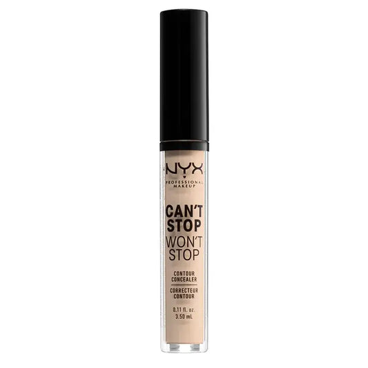 Nyx Korektor, ktorý neupcháva póry, s dlhotrvajúcim účinkom Can'T Stop Won'T Stop, odtieň 2 Alabaster pre svetlú pleť, 3,5 ml
