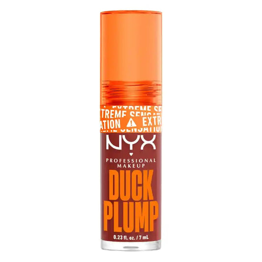 Nyx Duck Plump High Pigment Lip Gloss – lesk na pery dodávajúci objem, odtieň Brick Of Time 06, 7 ml