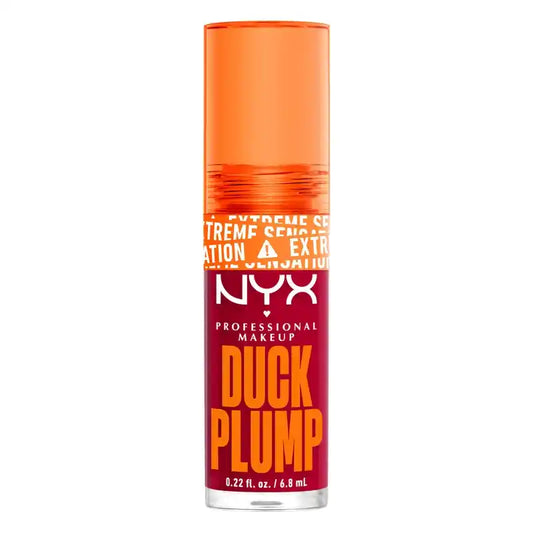 Nyx Duck Plump High Pigment Lip Gloss – lesk na pery dodávajúci objem, odtieň Hall Of Flame, 7 ml