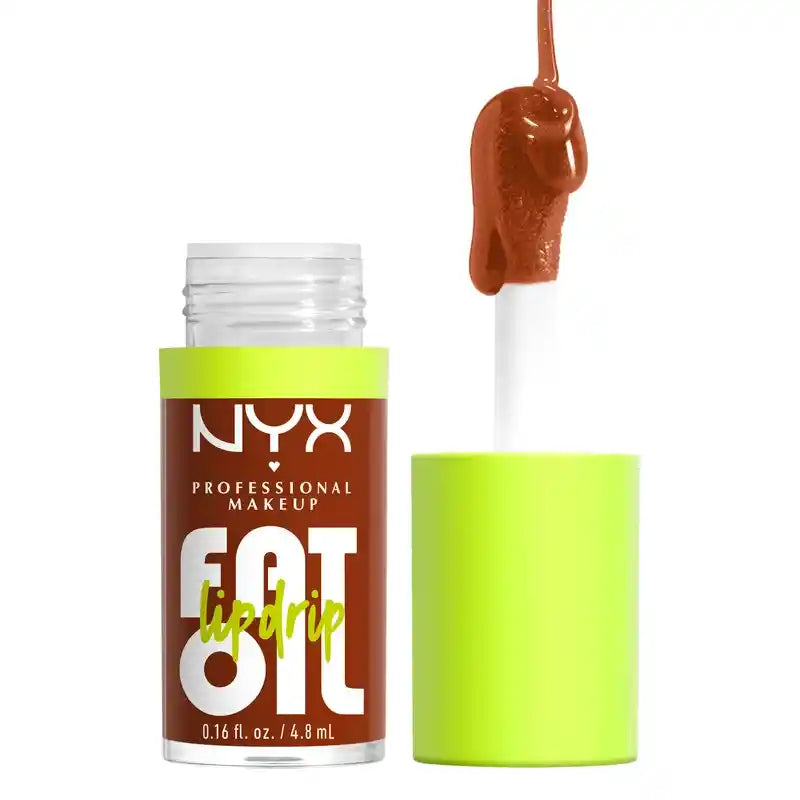 Nyx Fat Oil Lip Drip Scrollin – olej na pery. 12 hodín hydratácie. , 4,8 ml