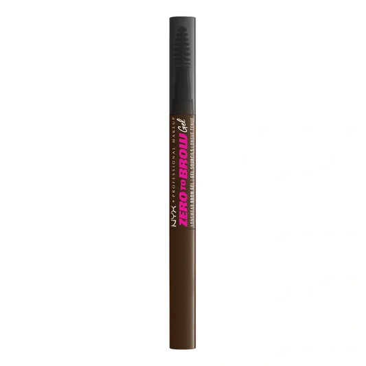 Nyx Zero To Brow – gél na vyplnenie obočia s dlhotrvajúcim účinkom. Odtieň Espresso. , 1 ks