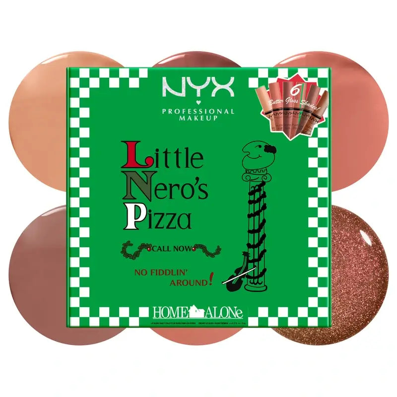 Nyx Home Alone Butter Gloss Vlt Nudes, 6 x 8 ml