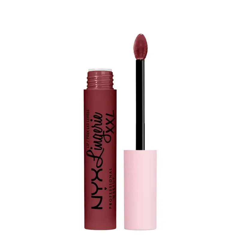 Nyx Liquid Lipstick Lip Lingerei Xxl Long Wear 100% Matte Coverage 16H . Shade Strip N Tease , 4 ml