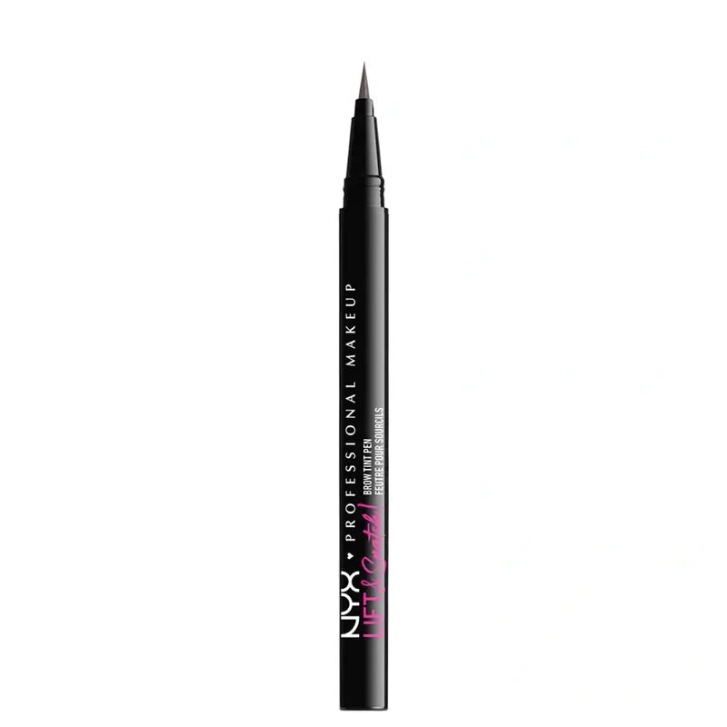 Nyx Ceruzka na obočie Lift&Snatch! Brow Tint Pen, dlhotrvácna (16 hodín), vegánska receptúra, odtieň Black, 1 ml