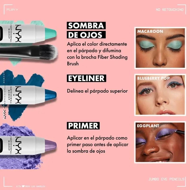 Nyx Jumbo očné ceruzka Eggplant, 5 g