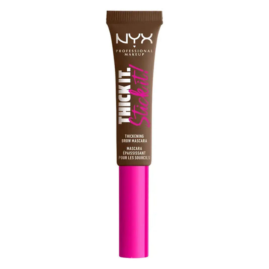Nyx Mask na obočie Thick It Stick It. Dlhotrvácna. Prírodný vzhľad. Odtieň Brunette, 7 ml