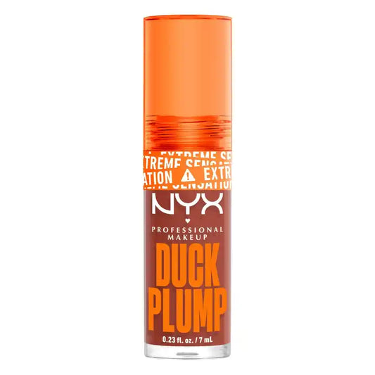 Nyx Nyx Duck Plump High Pigment Lip Gloss – lesk na pery dodávajúci objem, odtieň Brown Of Applause, 7 ml