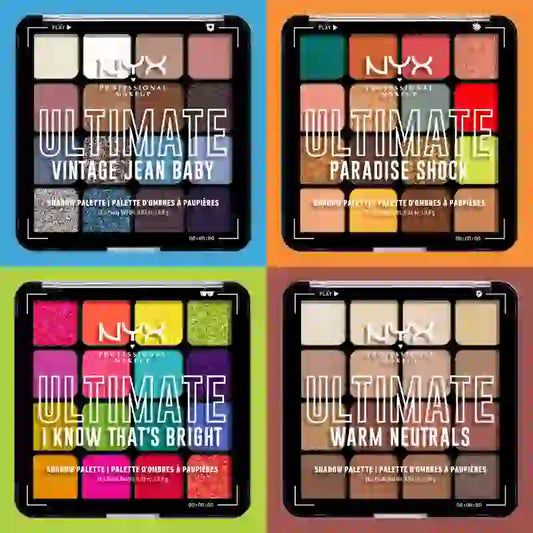 Nyx Palety očných tieňov Ultimate Shadow Palette I Know That’s Bright, 1 ks