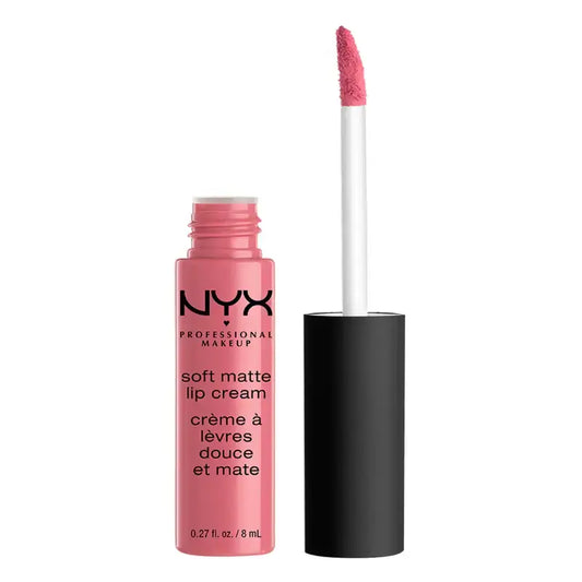Nyx krémová matná rúž s dlhotrvajúcim účinkom Soft Matte Lip Cream, odtieň 11 Milan, ružová farba, 8 ml