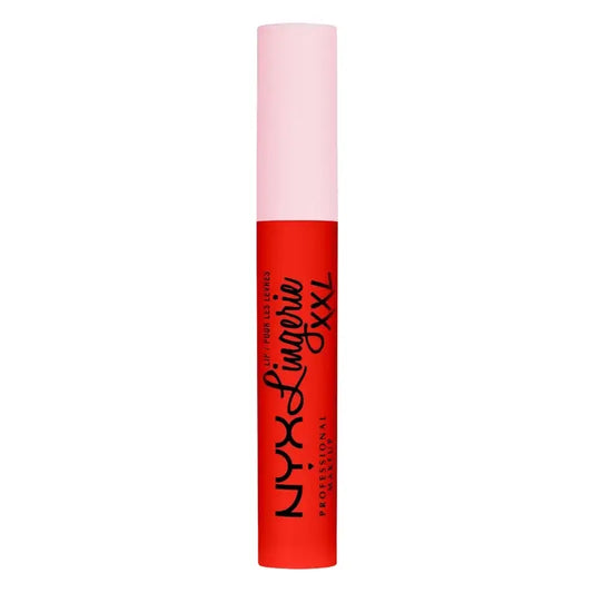 Nyx rúž na pery Lip Lingerie XXL Fuego s dlhotrvajúcim efektom, matný, odtieň On Fuego 27, 4 ml