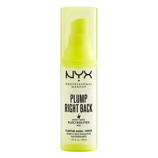 Nyx Plump Right Back – podkladová báza a sérum. Kyselina hyalurónová. Rôzne vitamíny, 30 ml