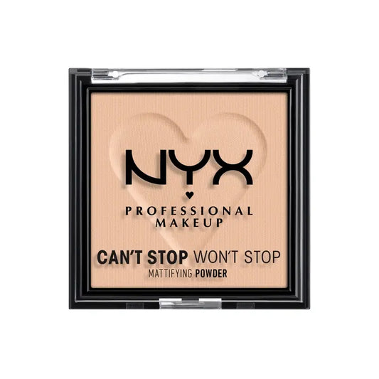 Nyx Profesionálny matujúci púder Can’t Stop Won’t Stop, odtieň 03 Light-Medium, 6 g