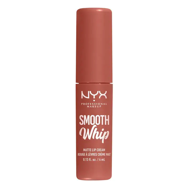 Nyx Smooth Whip Matte Lip Cream, krémová tekutá rúž, matný, odtieň Kitty Belly, 4 ml