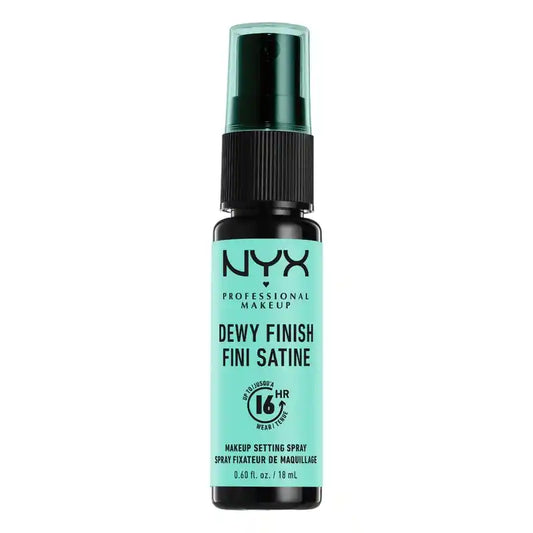 Nyx Setting Spray na fixáciu make-upu – Dewy Finish Mini, 18 ml