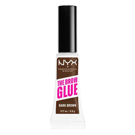 Nyx The Brow Glue, gél na fixáciu obočia, dlhotrvácny, odtieň 03 Dark Brown, 5 g