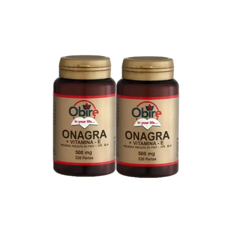 Obire Onagara olej 500 mg, balenie 2 x 450 kapsúl