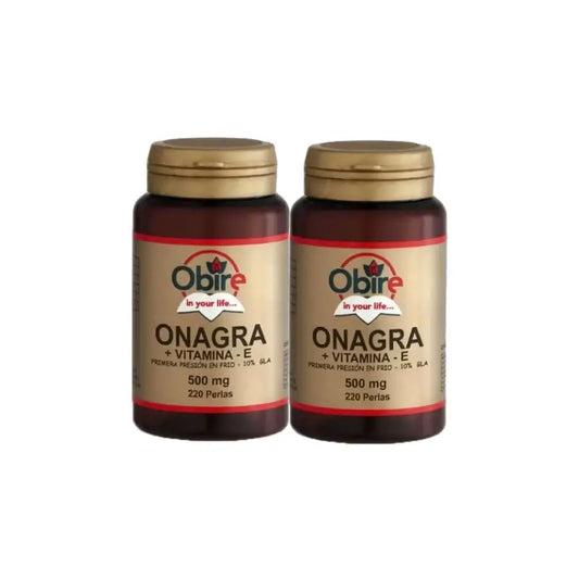 Obire Onagara olej 500 mg, balenie 2 x 450 kapsúl