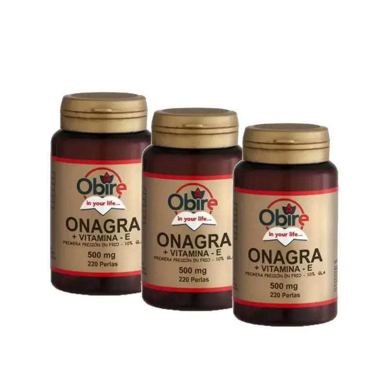 Obire Onagara olej 500 mg, balenie 3 x 450 kapsúl