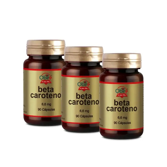 Obire Beta-karotén 6,6 mg, balenie 3 x 90 kapsúl