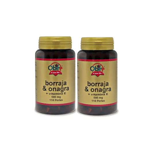 Obire Borraja & Onagra, balenie 2 x 110 kapsúl