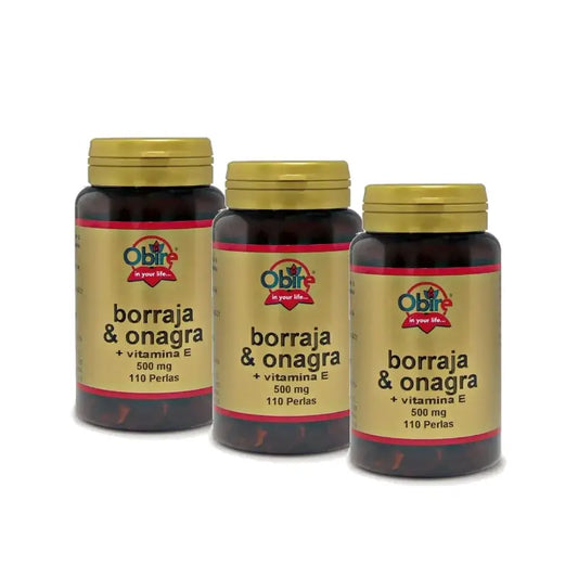 Obire Borraja & Onagra, balenie 3 x 110 kapsúl