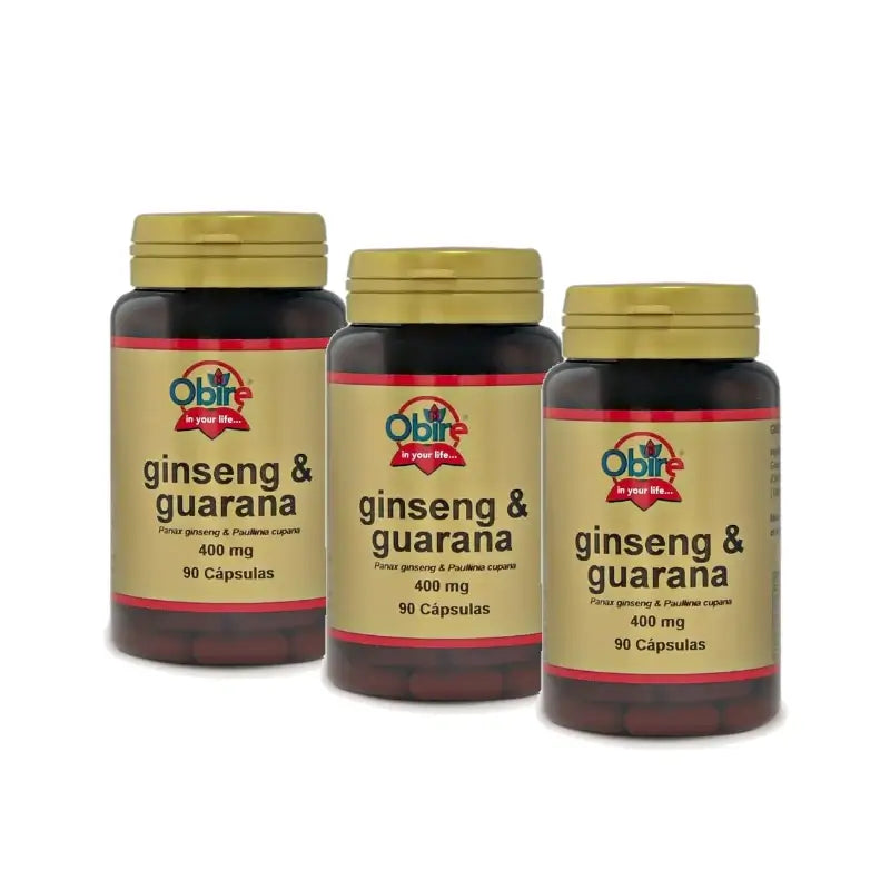 Obire Ginseng & Guarana, balenie 3 x 90 kapsúl