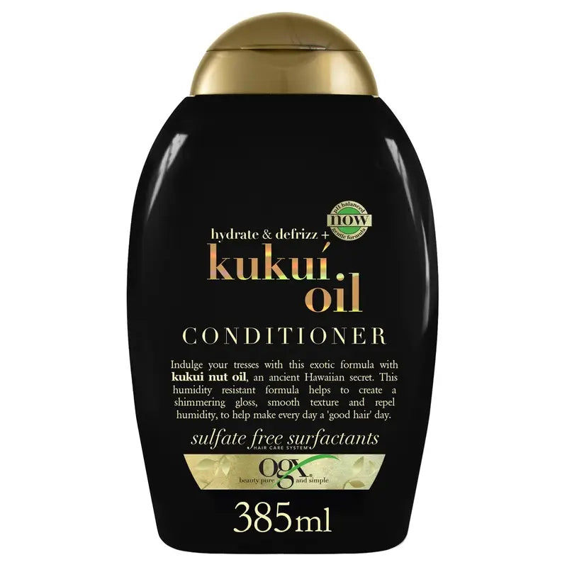 OGX Kondicionér s kukui olejom proti krepateniu vlasov, 385 ml