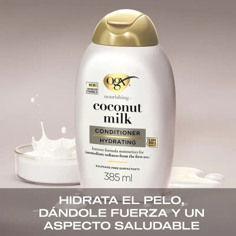 OGX Kondicionér s kokosovým mliekom, na suché vlasy, 385 ml