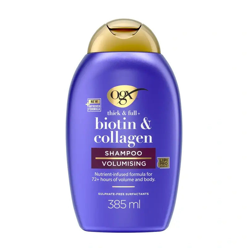 OGX Šampón s biotínom a kolagénom, jemné vlasy, 385 ml