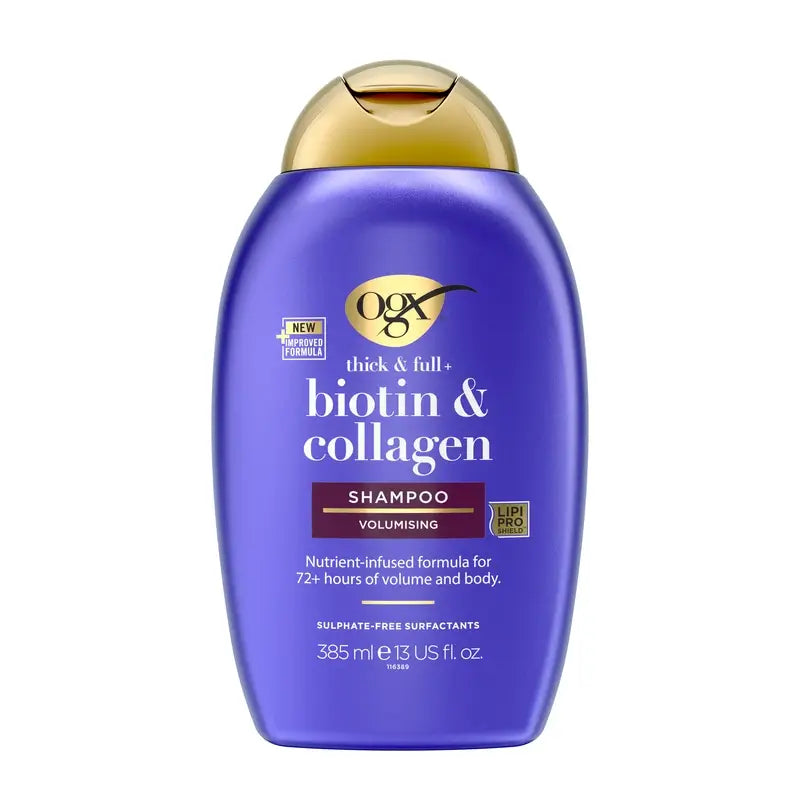 OGX Šampón s biotínom a kolagénom, jemné vlasy, 385 ml