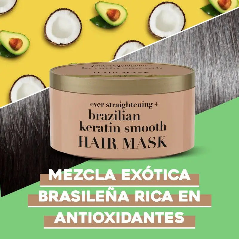 Ogx Maska Keratina Brasil Liso, 300 ml