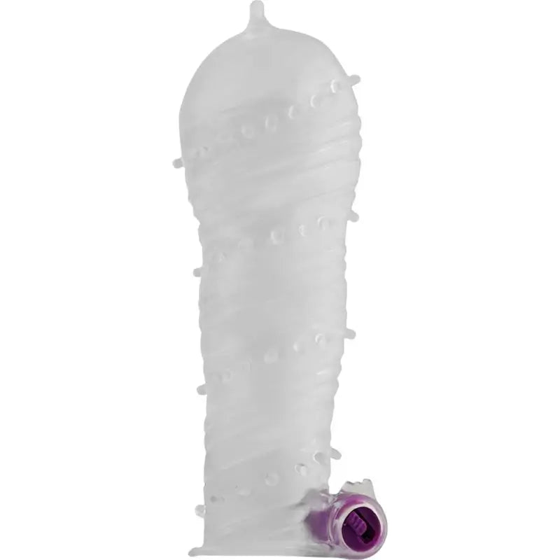 Ohmama For Him Textúrovaný návlek na penis s vibrujúcou guľôčkou, model 2