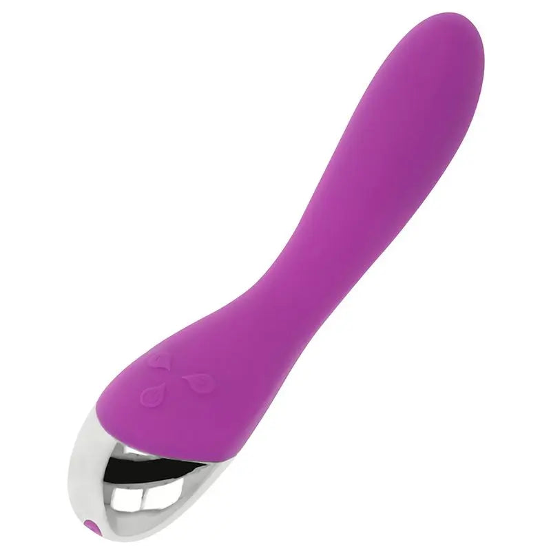 Ohmama Vibrators – vibrátor s 6 režimami a 6 rýchlosťami, fialový, 20,5 cm