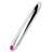Ohmama Vibrators  Nabíjateľný vibrátor Silver, 10 režimov, 18,5 cm