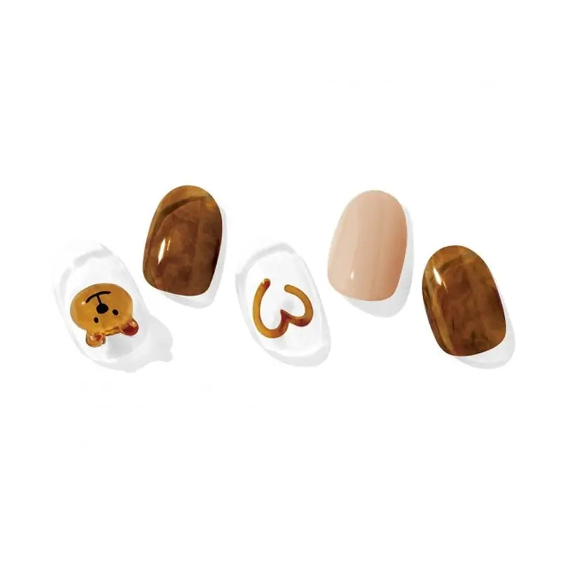 Ohora gélové nechty – Caramel Bear, 30 kusov
