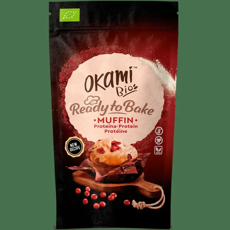Okami Bio Zmes na muffiny s bielkovinami 135 g Bio Veg